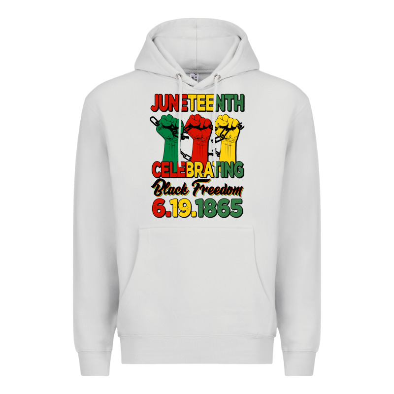 Juneteenth Celebrating Black Freedom Premium Hoodie by HRA Design Shop | Teevron