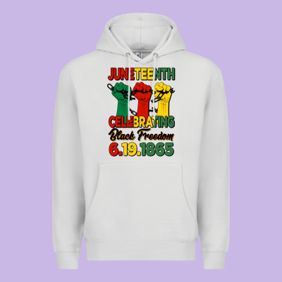 Juneteenth Celebrating Black Freedom Premium Hoodie Designed By Hra Design Shop