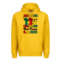 Lemon juneteenth celebrating black freedom Premium Hoodie - HRA Design Shop