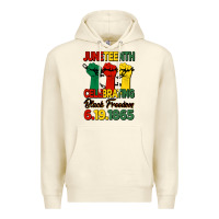 Sandshell juneteenth celebrating black freedom Premium Hoodie - HRA Design Shop