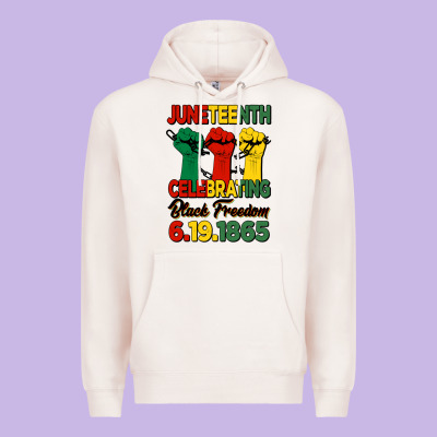 Juneteenth Celebrating Black Freedom Premium Hoodie Designed By Hra Design Shop
