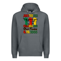 Rock juneteenth celebrating black freedom Premium Hoodie - HRA Design Shop