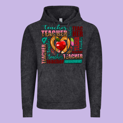 Teacher Vintage Hoodie Designed By Adodesignshop