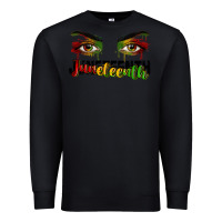Black Juneteenth eyes Premium Sweatshirt - RanaPortraitStore