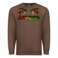 Chestnut Juneteenth eyes Premium Sweatshirt - RanaPortraitStore