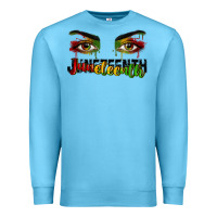 Ocean Blue Juneteenth eyes Premium Sweatshirt - RanaPortraitStore