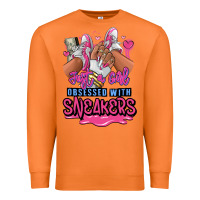 Carrot Just a girl obsessed with sneakers Premium Sweatshirt - RanaPortraitStore
