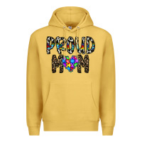 Antique Gold proud mom Premium Hoodie - CowhideDigitalArt