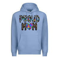 Colony Blue proud mom Premium Hoodie - CowhideDigitalArt