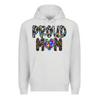 Dove Grey proud mom Premium Hoodie - CowhideDigitalArt