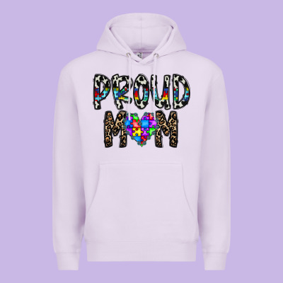 Proud Mom Premium Hoodie Designed By Cowhidedigitalart