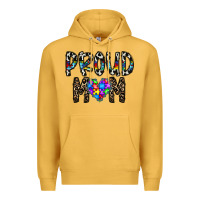 Mustard proud mom Premium Hoodie - CowhideDigitalArt