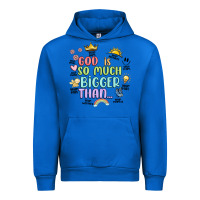 Cobalt god is bigger Urban Hoodie - JahusDesignShop