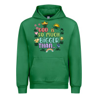 Emerald god is bigger Urban Hoodie - JahusDesignShop
