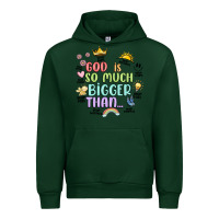 Forest Green god is bigger Urban Hoodie - JahusDesignShop