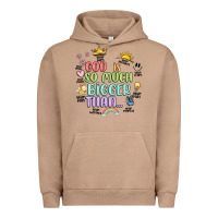 Pigment Burro god is bigger Urban Hoodie - JahusDesignShop