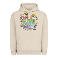 Pigment French Oak god is bigger Urban Hoodie - JahusDesignShop