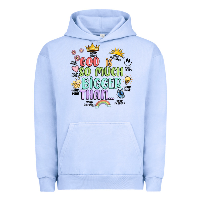 God Is Bigger Urban Hoodie by JahusDesignShop | Teevron