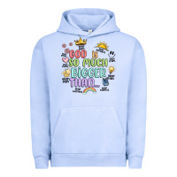Pigment Grape Ice god is bigger Urban Hoodie - JahusDesignShop