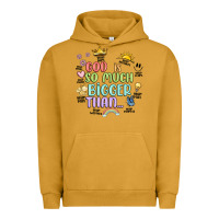 Pigment Peanut Butter god is bigger Urban Hoodie - JahusDesignShop