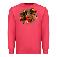 Cardinal Juneteenth black girl sneakers Premium Sweatshirt - RanaPortraitStore