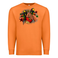 Carrot Juneteenth black girl sneakers Premium Sweatshirt - RanaPortraitStore