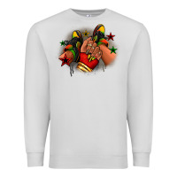 Dove Grey Juneteenth black girl sneakers Premium Sweatshirt - RanaPortraitStore