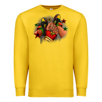 Lemon Juneteenth black girl sneakers Premium Sweatshirt - RanaPortraitStore