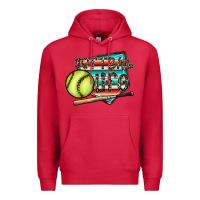 Cardinal softball life Premium Hoodie - CowhideDigitalArt