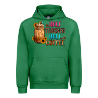 Emerald half teacher half coffee Urban Hoodie - JahusDesignShop