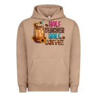 Pigment Burro half teacher half coffee Urban Hoodie - JahusDesignShop