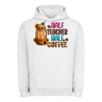 Pigment Lunar Rock half teacher half coffee Urban Hoodie - JahusDesignShop