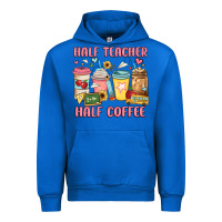 Cobalt half teacher half coffee Urban Hoodie - JahusDesignShop