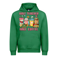 Emerald half teacher half coffee Urban Hoodie - JahusDesignShop