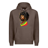 Coffee juneteenth black women Premium Hoodie - HRA Design Shop