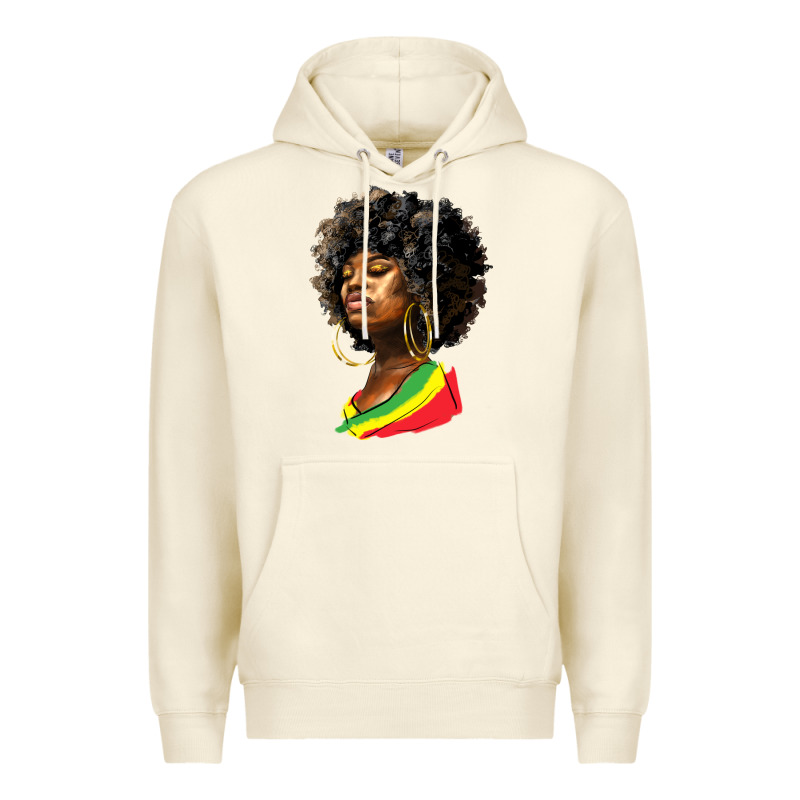 Juneteenth Black Women Premium Hoodie by HRA Design Shop | Teevron