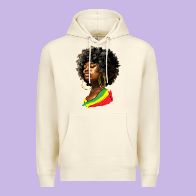 Juneteenth Black Women Premium Hoodie Designed By Hra Design Shop