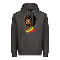 Smoke juneteenth black women Premium Hoodie - HRA Design Shop