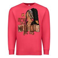 Cardinal It's the melanin for me Premium Sweatshirt - RanaPortraitStore