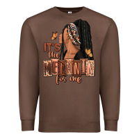 Chestnut It's the melanin for me Premium Sweatshirt - RanaPortraitStore