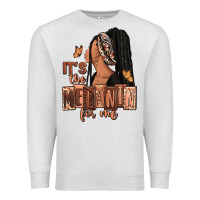 Oatmeal Heather It's the melanin for me Premium Sweatshirt - RanaPortraitStore