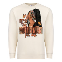 Sandshell It's the melanin for me Premium Sweatshirt - RanaPortraitStore