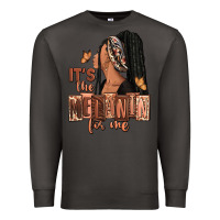 Smoke It's the melanin for me Premium Sweatshirt - RanaPortraitStore