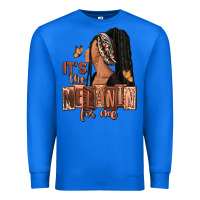 True Royal It's the melanin for me Premium Sweatshirt - RanaPortraitStore