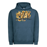 Pigment Midnight Navy pray through it on it and over it Urban Hoodie - JahusDesignShop
