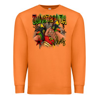 Carrot Juneteenth vibes black girl sneakers Premium Sweatshirt - RanaPortraitStore