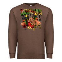 Chestnut Juneteenth vibes black girl sneakers Premium Sweatshirt - RanaPortraitStore