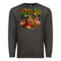 Smoke Juneteenth vibes black girl sneakers Premium Sweatshirt - RanaPortraitStore