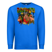 True Royal Juneteenth vibes black girl sneakers Premium Sweatshirt - RanaPortraitStore