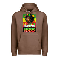 Chestnut juneteenth 1865 black freedom Premium Hoodie - HRA Design Shop